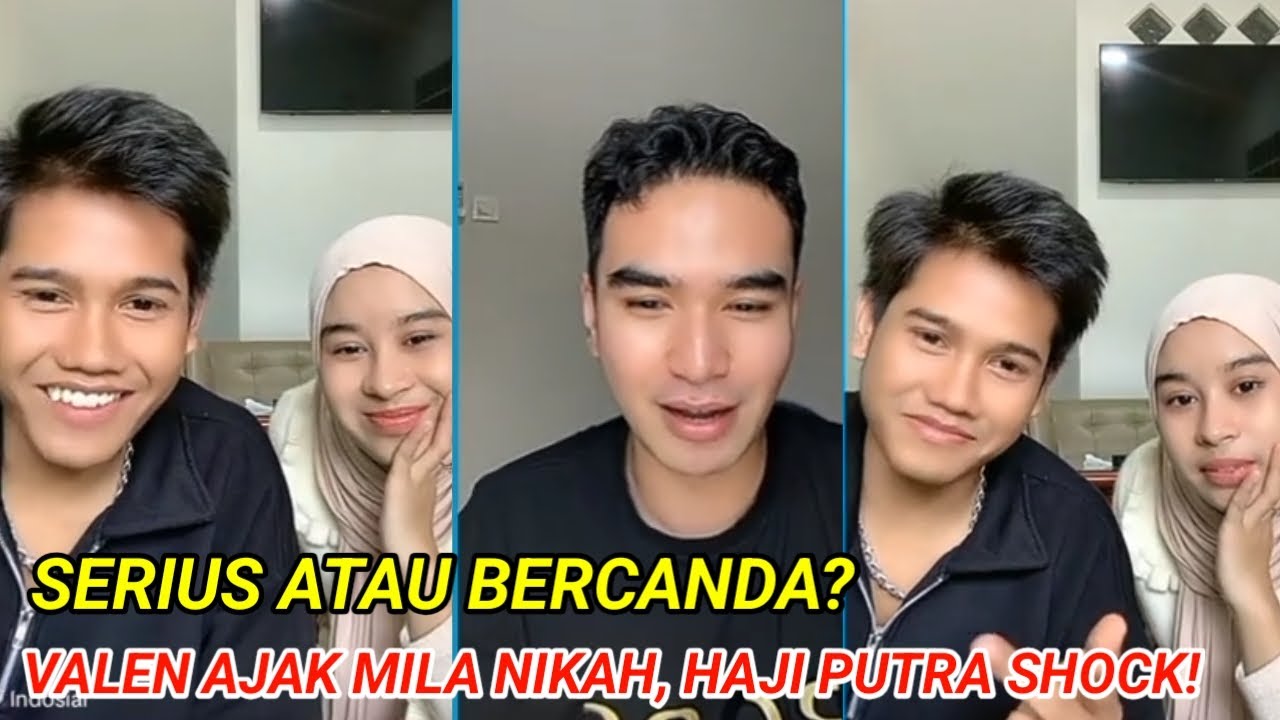 Live Tiktok Bikin Salting! Valen Ungkap Niat Nikah dengan Mila, Hari Putra Terkejut