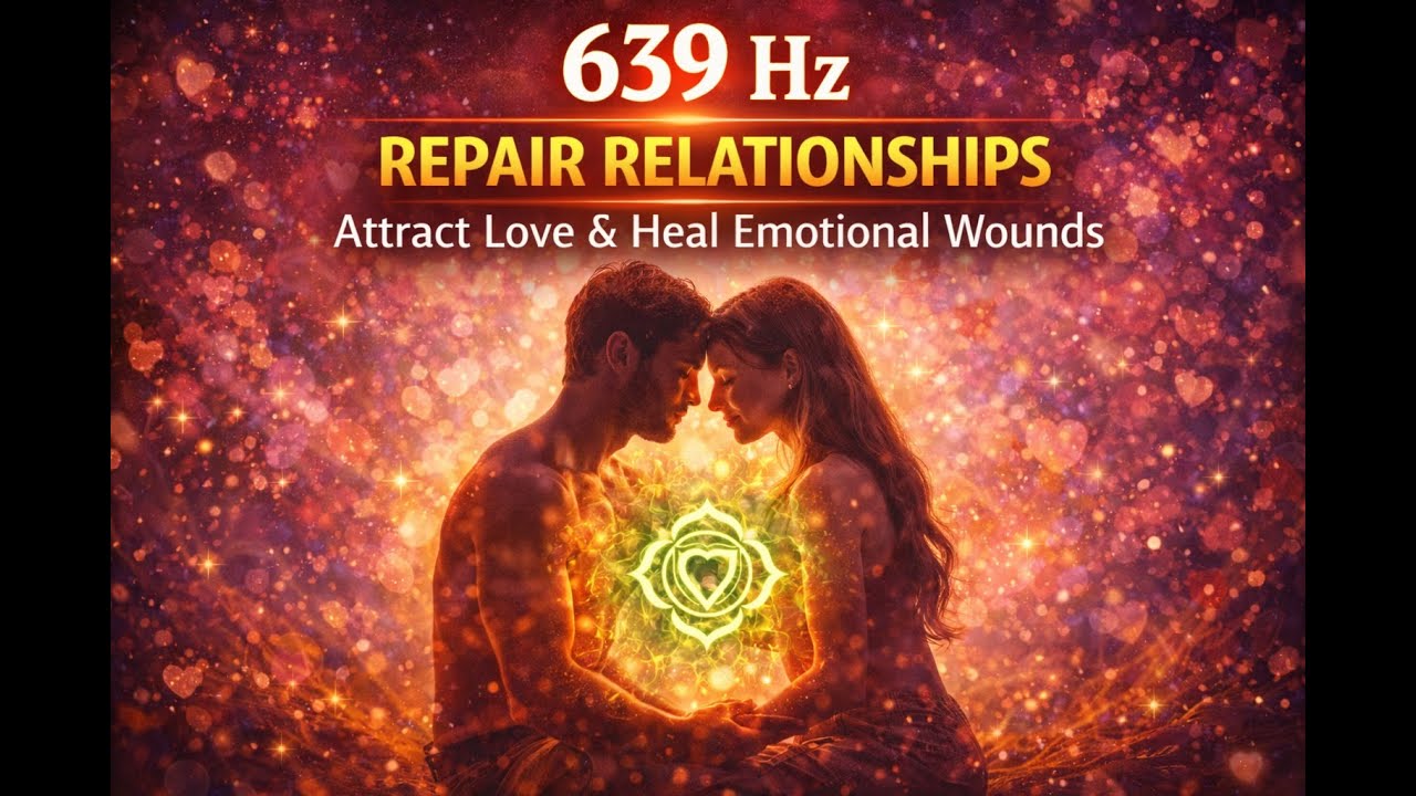 Heart Chakra Activation (639 Hz) | Deep Emotional Healing