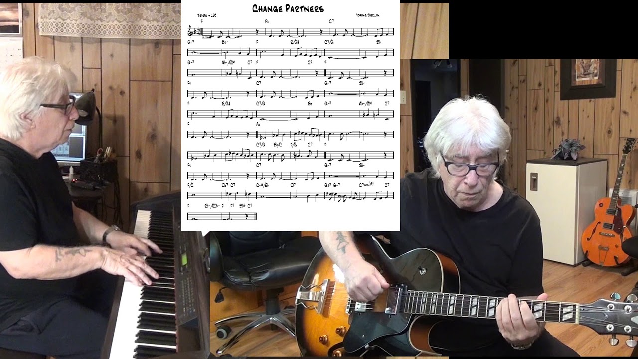 Change Partners (and Dance) - Jazz guitar & piano cover ( Irving Berlin )