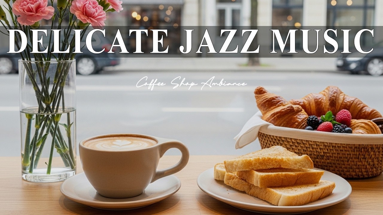 Delicate Jazz Music - Coffee Shop Ambiance For Warm Piano & Relaxing Ambiance.