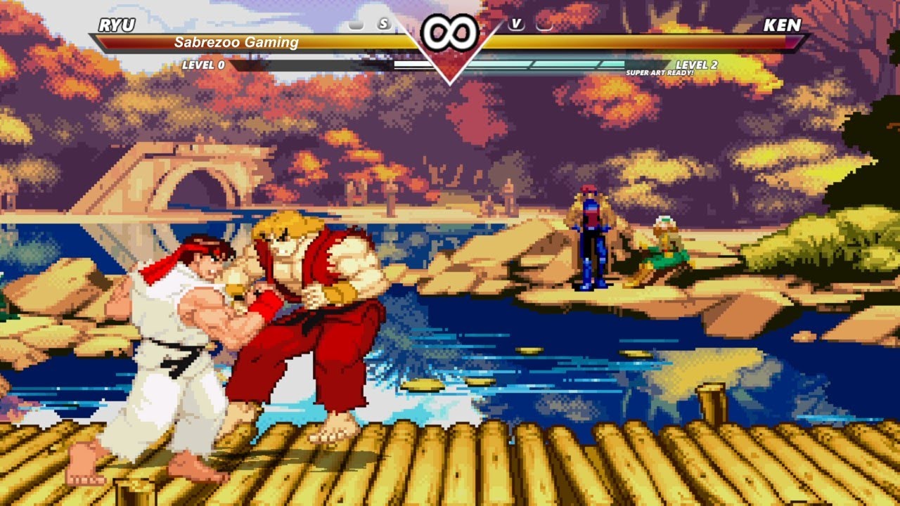 Ryu vs Ken | The Beginning !! | SUPER CLASH! | Street Fighter Alpha
