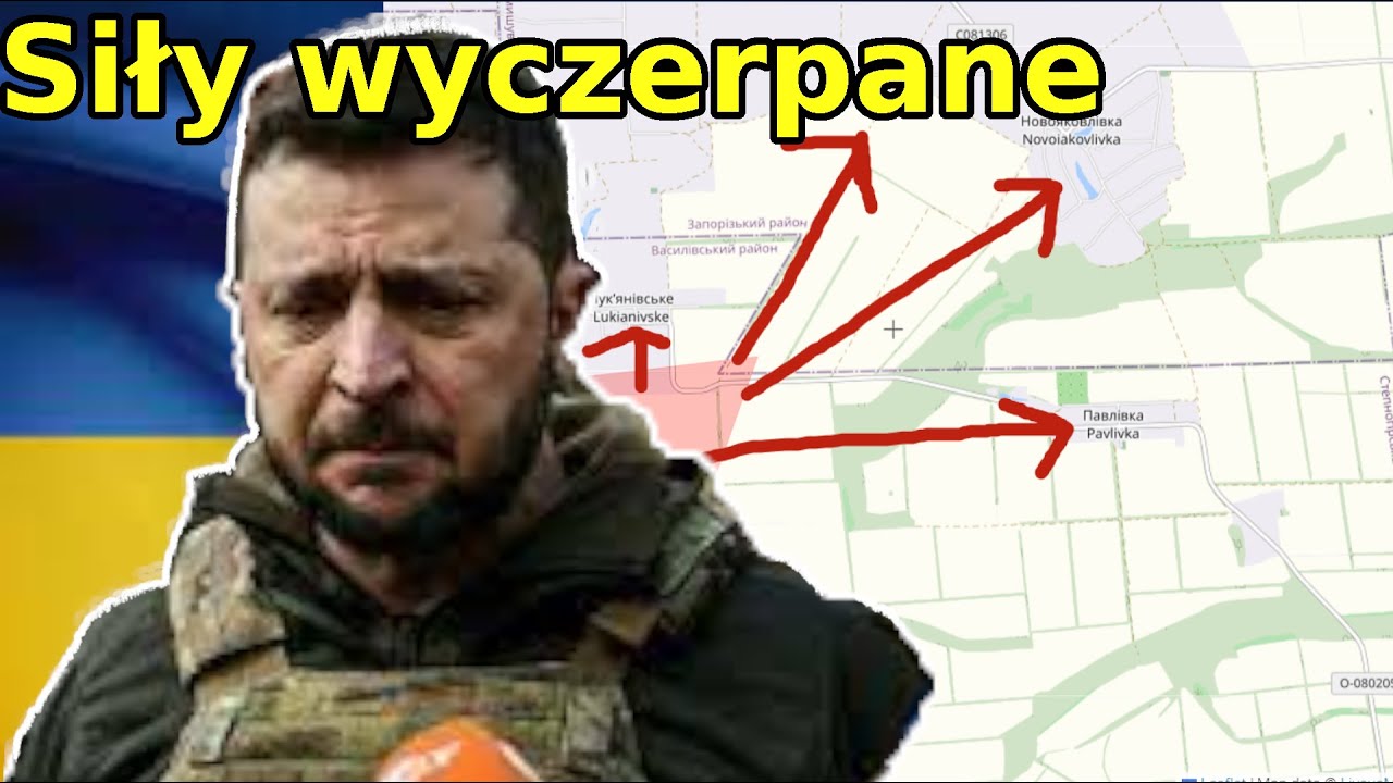 Obrona pod Zaporożem przełamana wojna na Ukrainie