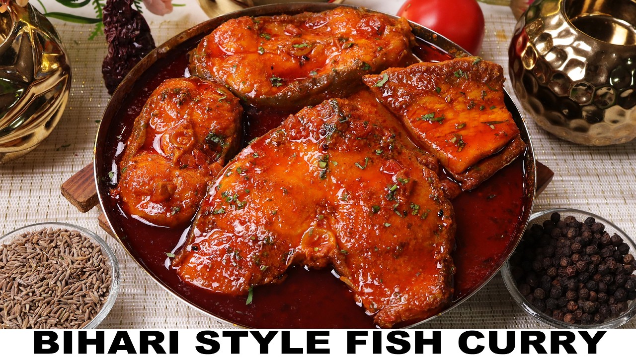 बिहारी स्टाईल में सबसे स्वादिष्ट मछली बनाने का सही तरीका | Bihari Style Masala Fish Curry Recipe