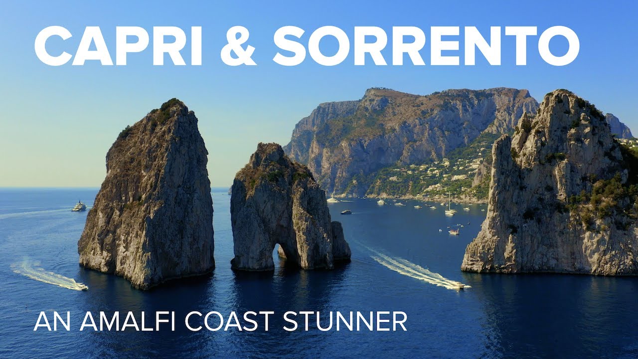 Capri & Sorrento Drone Shots (Italy) | 4K Video