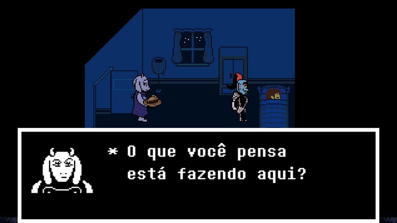 Undertale, mas Undyne persegue Frisk até o fim