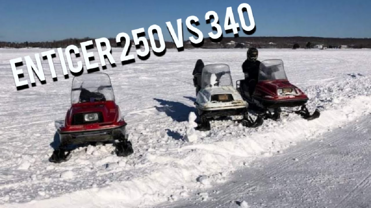 How Fast Is A Yamaha Enticer??? Top Speed Runs, Et 250 vs ET340 Drag Race