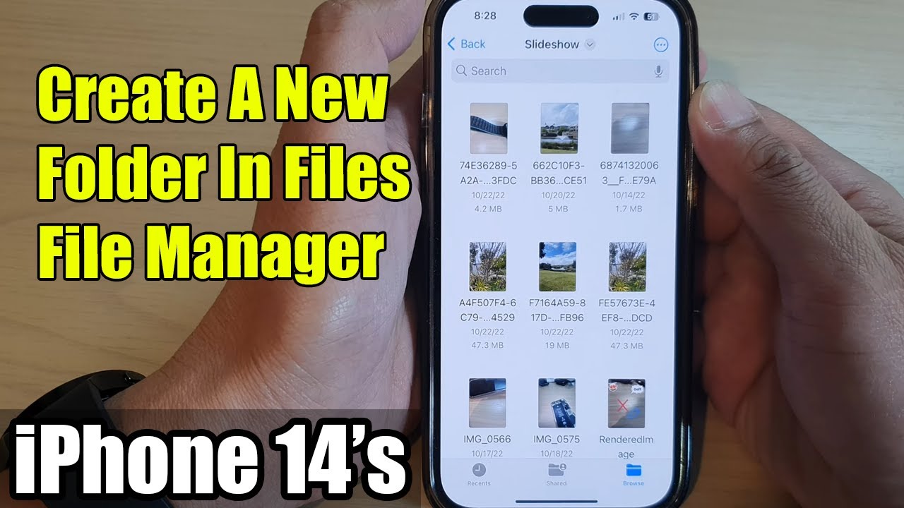 iPhone 14/14 Pro Max: How to Create A New Folder In Files File Manager