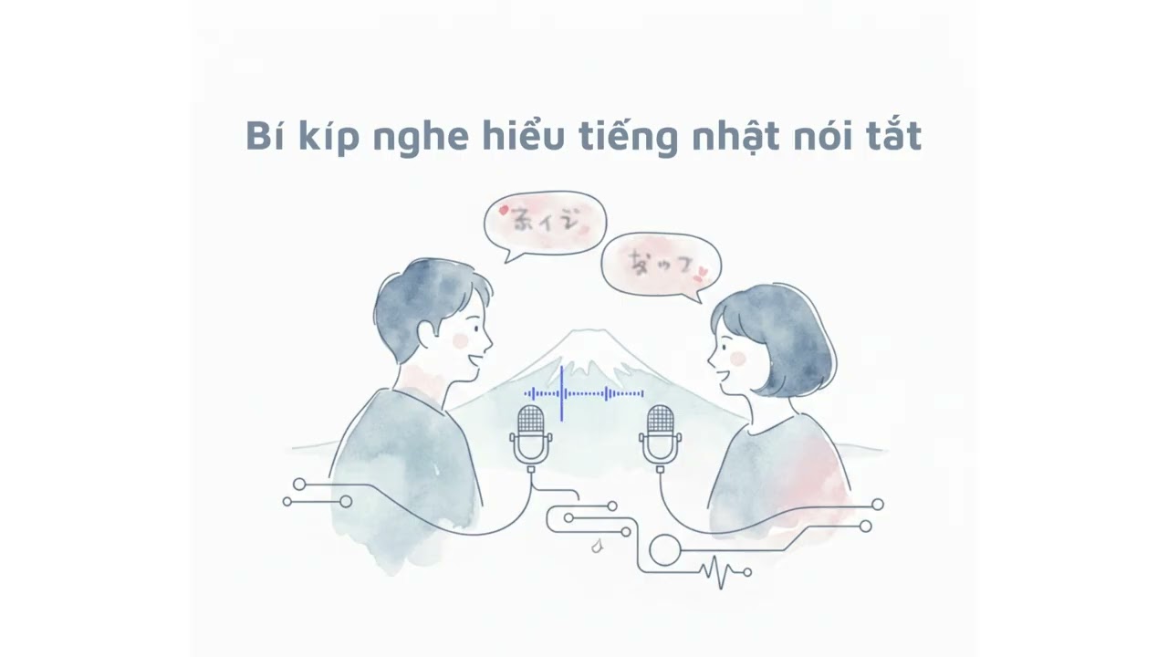 Bí kíp nghe hiểu tiếng nhật nói tắt | Podcast Tiếng Nhật 10 Phút Lái Xe #3