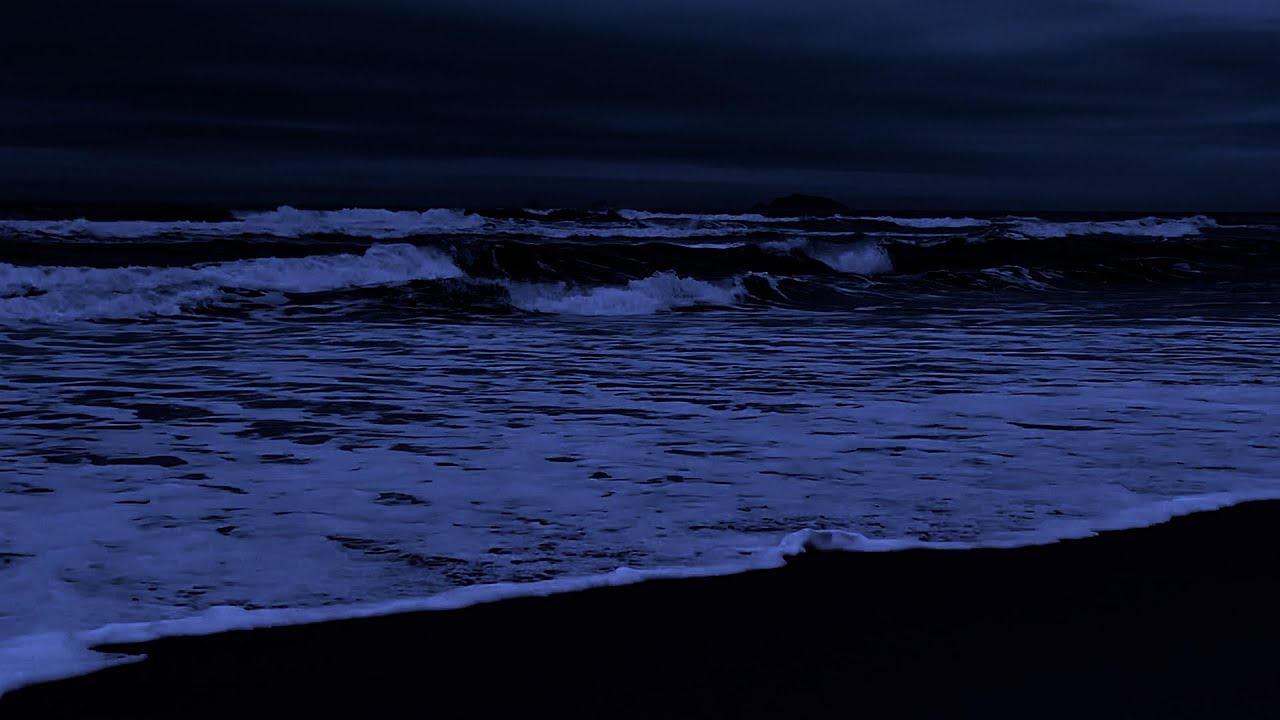 Ocean Waves 🌙 Calm Ocean Sounds for Meditation