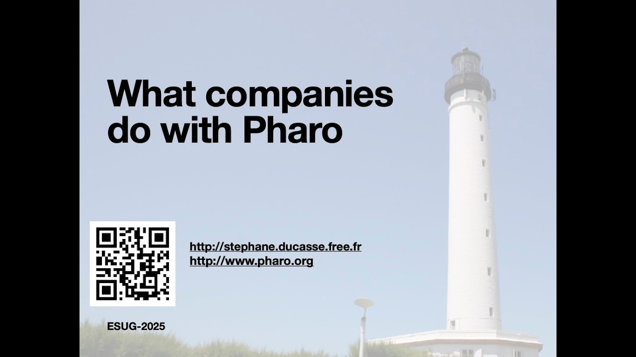What companiesdo with Pharo