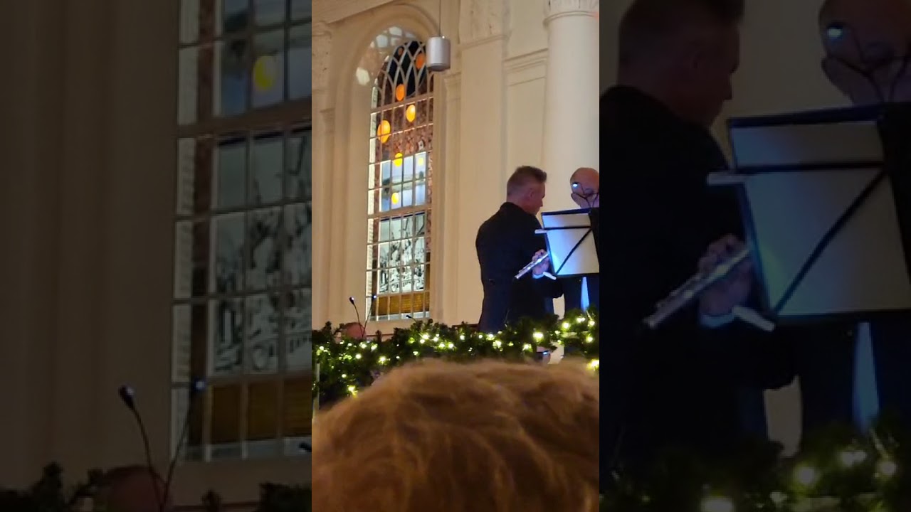 Kerstconcert te Velp 2024. Manuel Coya ( Flauta)