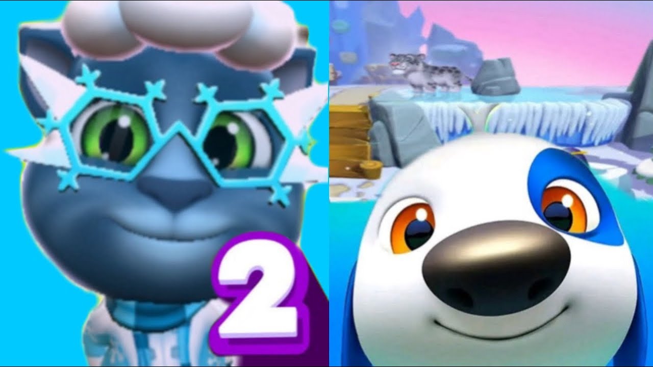 Baby Ice Cool Vs Winter Outfit | My Talking Tom 2 Vs My Talking Hank Island