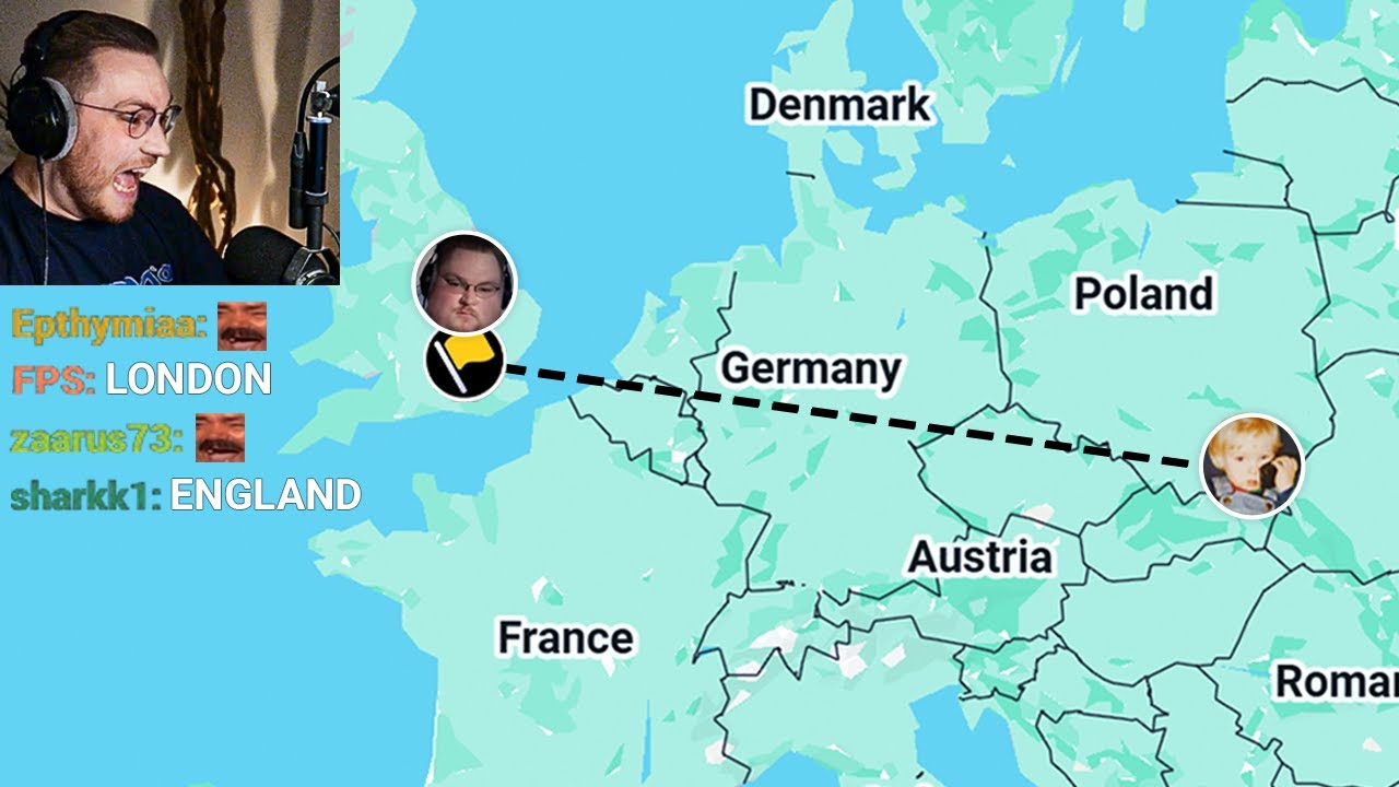 ohnepixel LOSES it while getting stream sniped in GeoGuessr