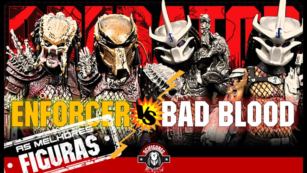 NECA PACK Enforcer Vs. BadBlood Predator 2019 | Melhores Figuras #7