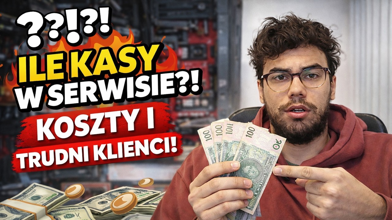 Serwis komputerowy od kuchni &ndash; kasa, koszty i dziwni klienci