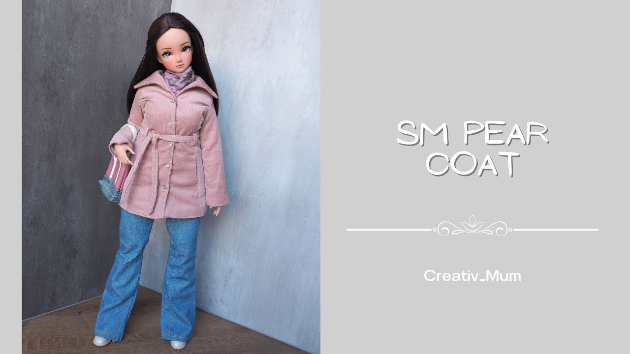 HOW TO SEW a Coat for Smart doll PEAR | Dollclothes | Smart doll NEU