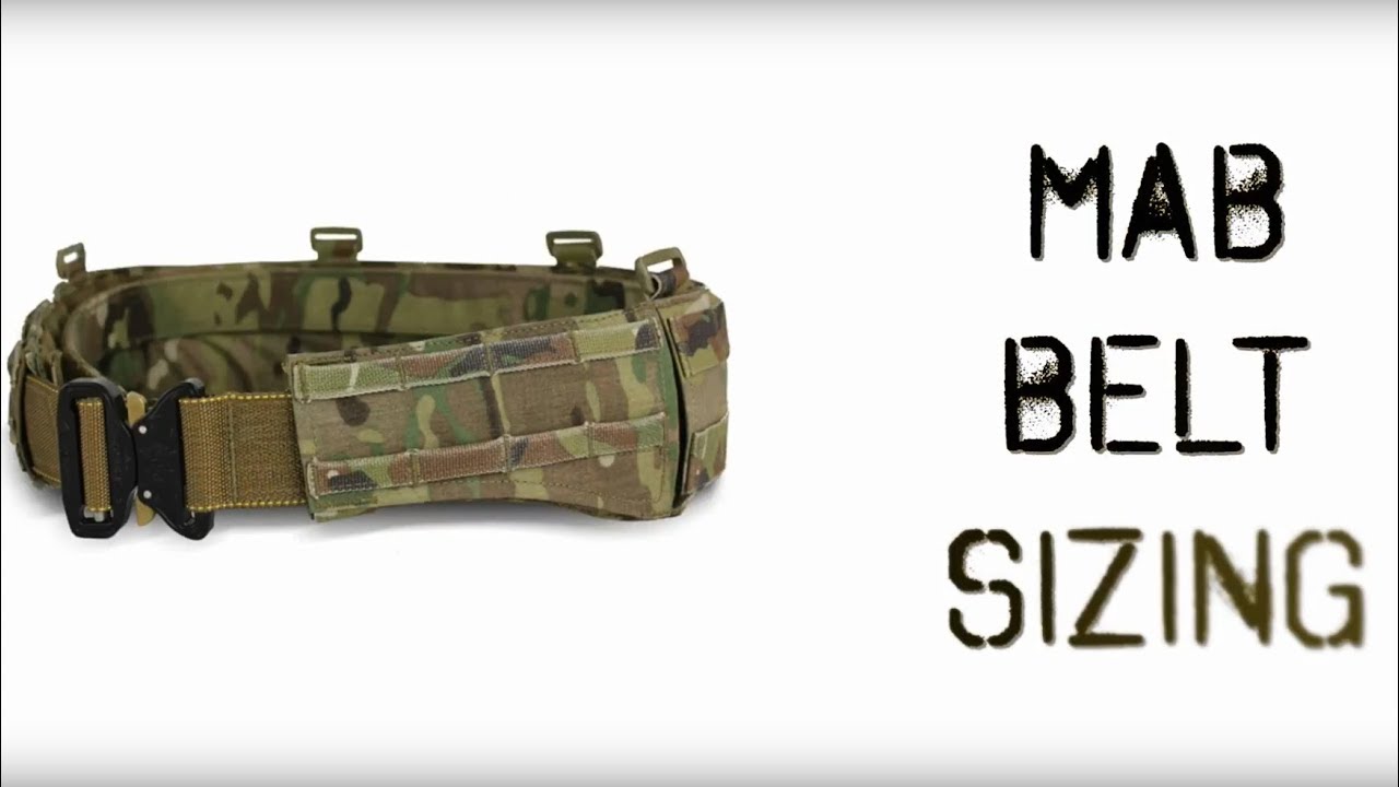 TYR Tactical&reg; Gunfighter&trade; Modular Assaulters Belt - MAB Sizing