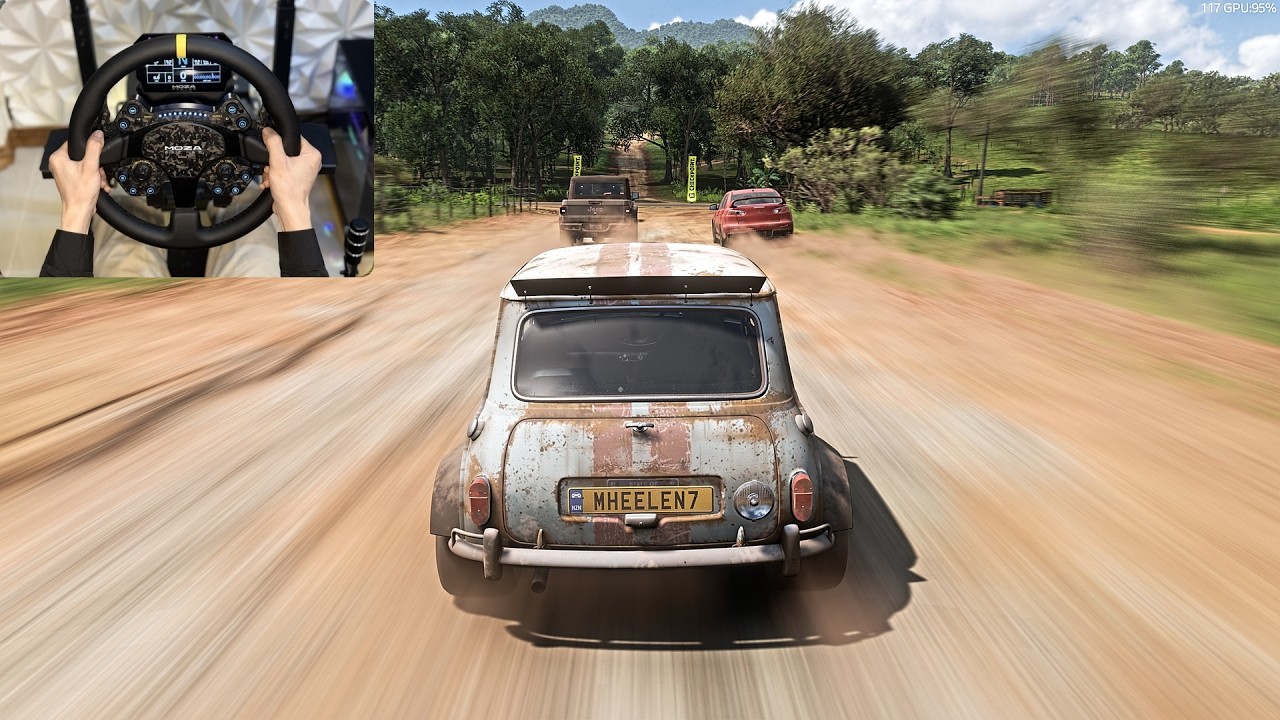 278HP MR Bean Cooper S |Racing Rally Forza horizon 5  |Steering Wheel Gameplay