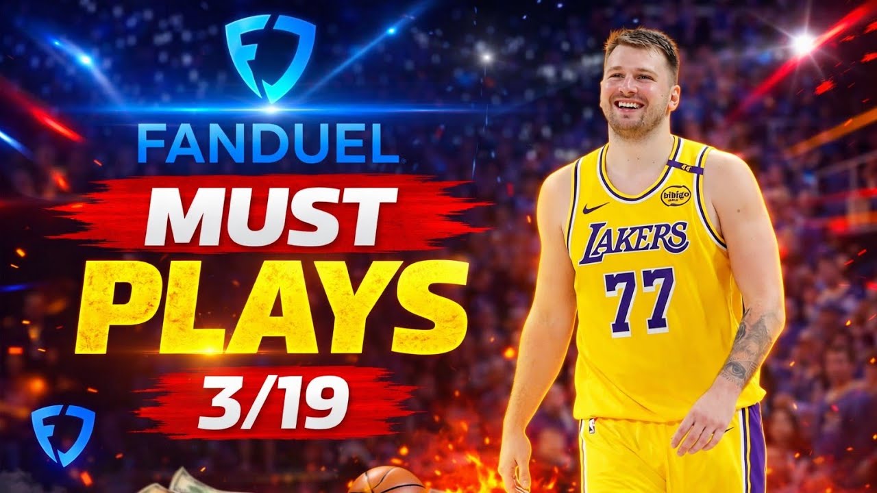 Список обязательных ставок в NBA DFS от FanDuel, 19 марта 2026 г.