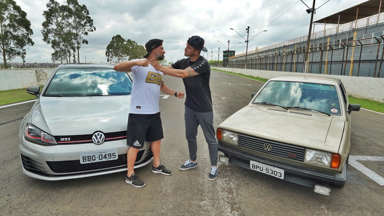 COLOQUEI MEU GOL TURBO X MEU GOLF GTI E TIVE UMA SURPRESA