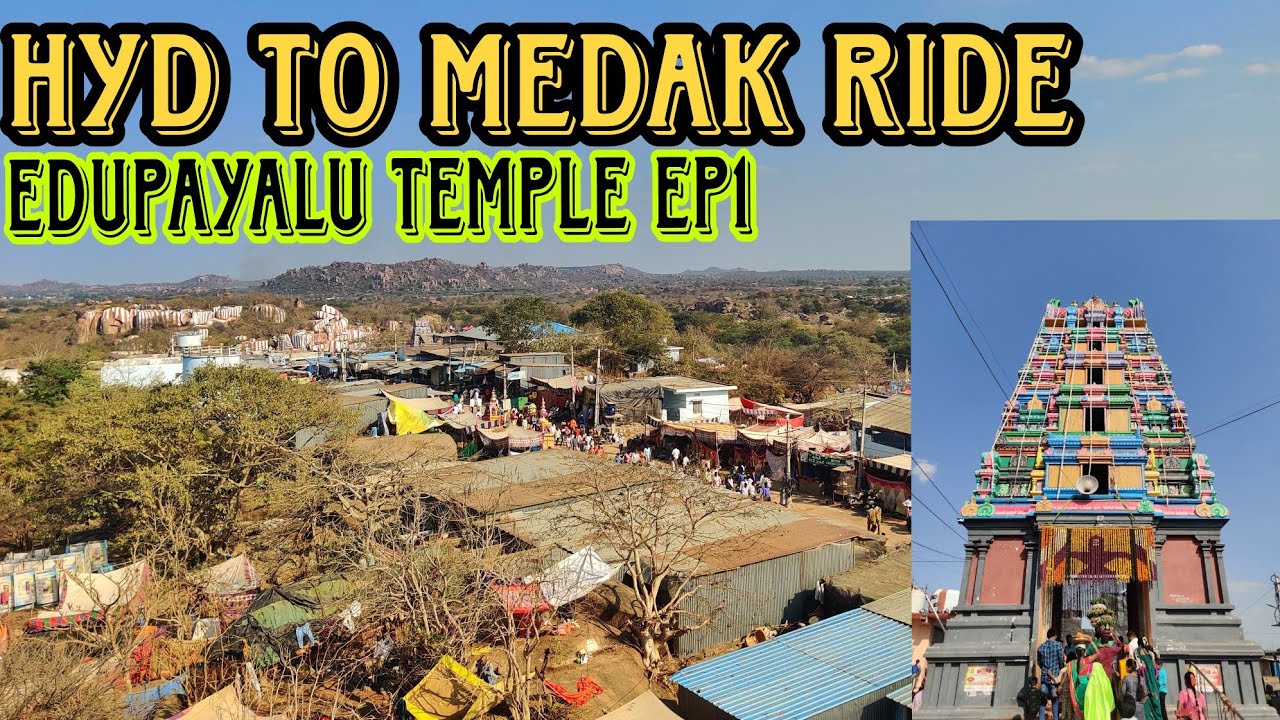 Hyderabad To Medak Drive Telugu #Vlog Ep1 | Ride to Edupayala Vana Durga Temple | #ARKTravelogue