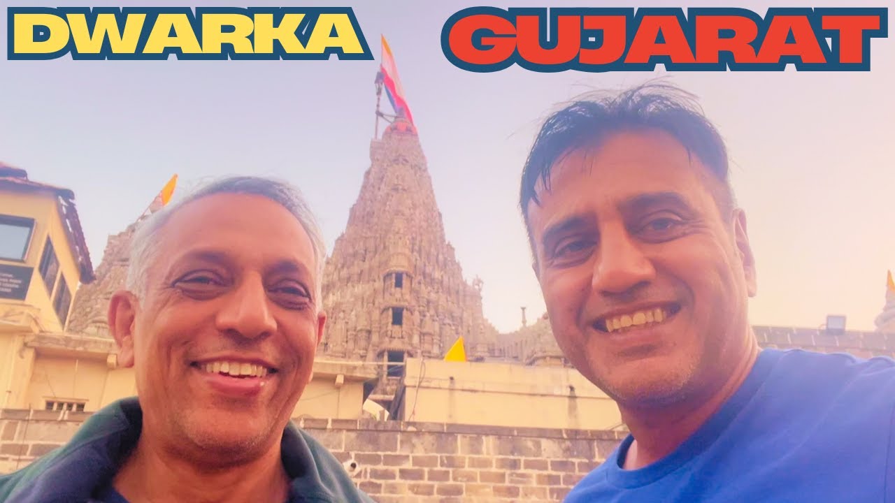 Dwarka Gujarat Nageshwar Lord Krishna Temple Madhavpur Beach  Shiva Statue Local Food Paan Lassi