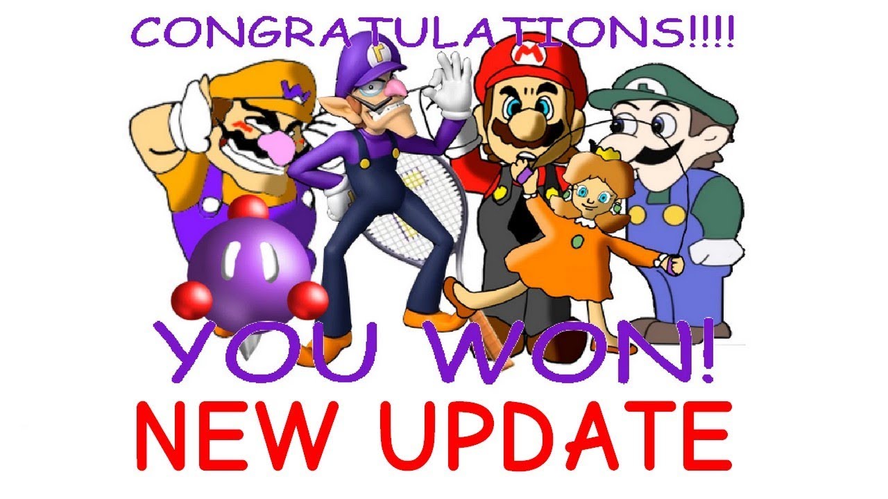 New update - Waluigi's Basics in Wah and Wonders - Baldi's Basics in Education and Learning Mod