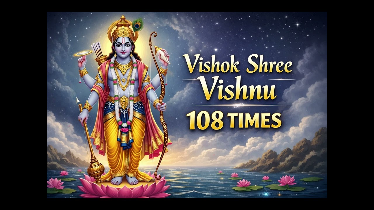 Vishok Shree Vishnu 108 Times | Powerful Vishnu Mantra Chanting for Peace & Protection