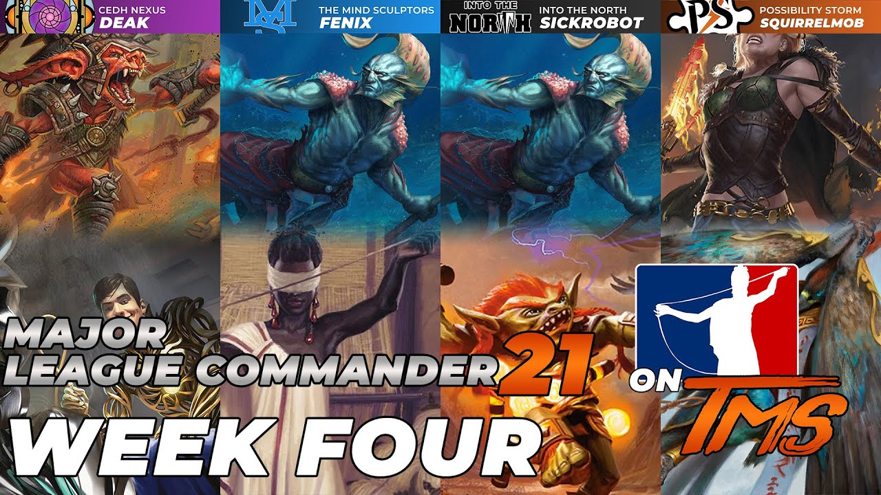 ROG/SILAS TURBO NAUS vs TNT DRUID vs TVS TURBO vs JESKAI STORM | MAJOR LEAGUE COMMANDER | WEEK 4