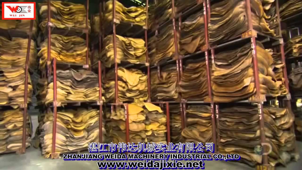 ribbed smoked sheet RSS rubber production process 烟片胶的制作过程1