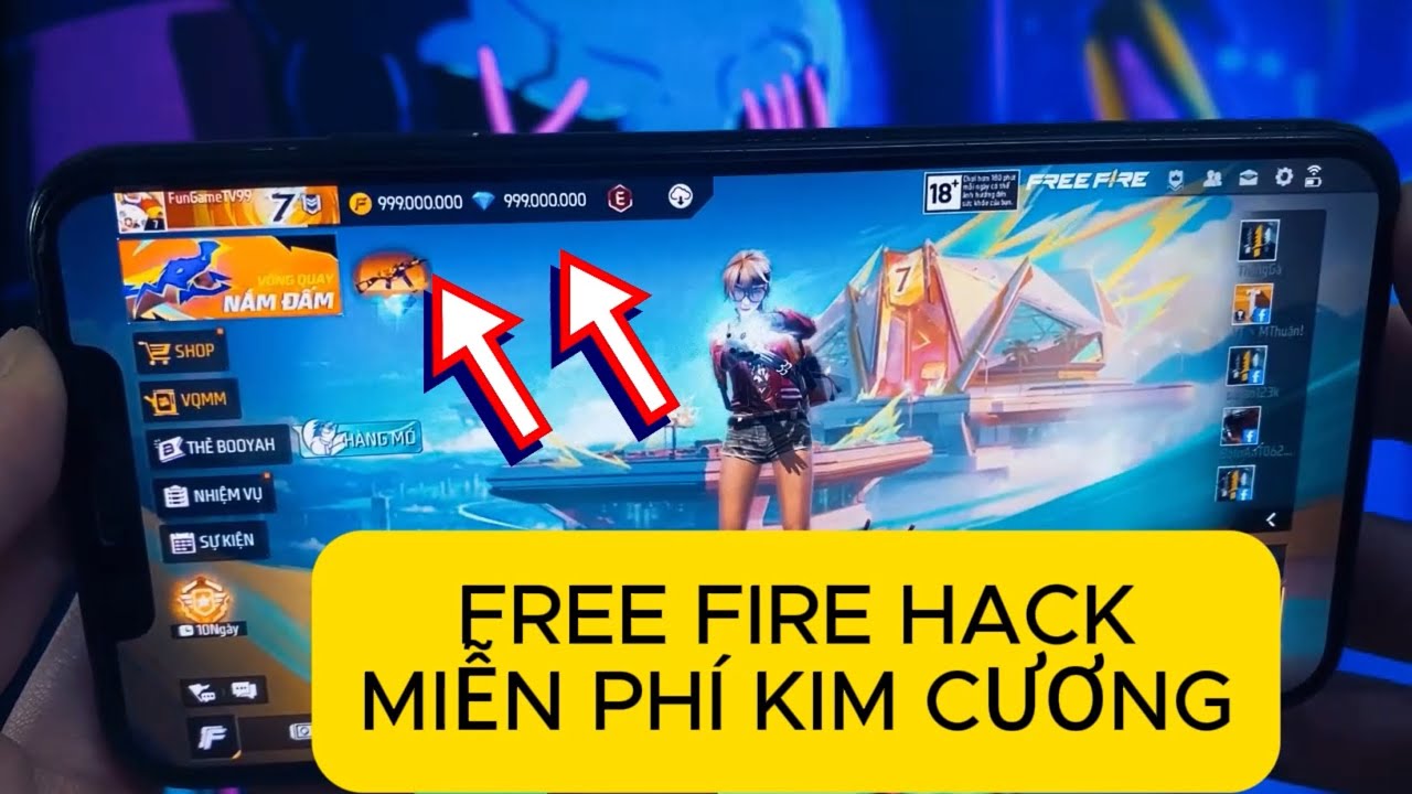 FF HƯỚNG DẪN TẢI BẢN MOD MIỄN PHÍ KHÔNG GIỚI HẠN KIM CƯƠNG VÀ TIỀN TRÊN IOS/ANDROID #freefire
