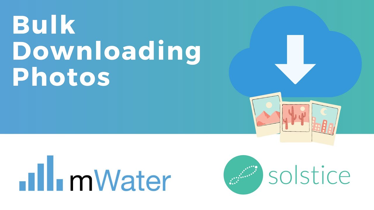 Bulk Downloading Photos