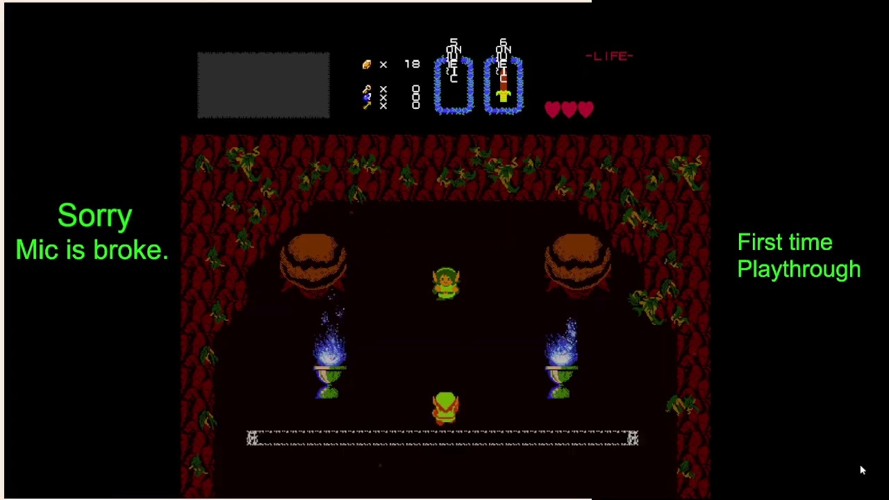 Zelda 1 remake by Jeb_Yoshi. Full playthrough, Part 1