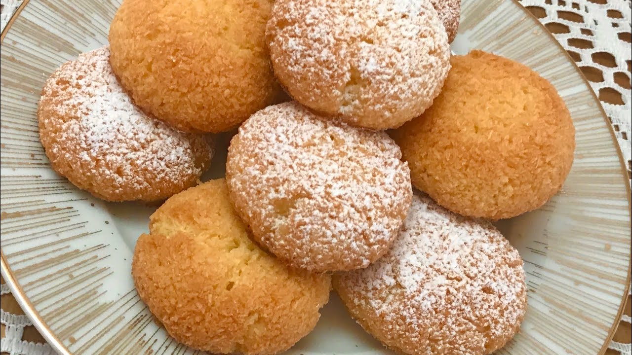 3 ingr&eacute;dients!!! Biscuits sans farine sans beurre 🧈 😉! / Easy no flour  no butter cookies