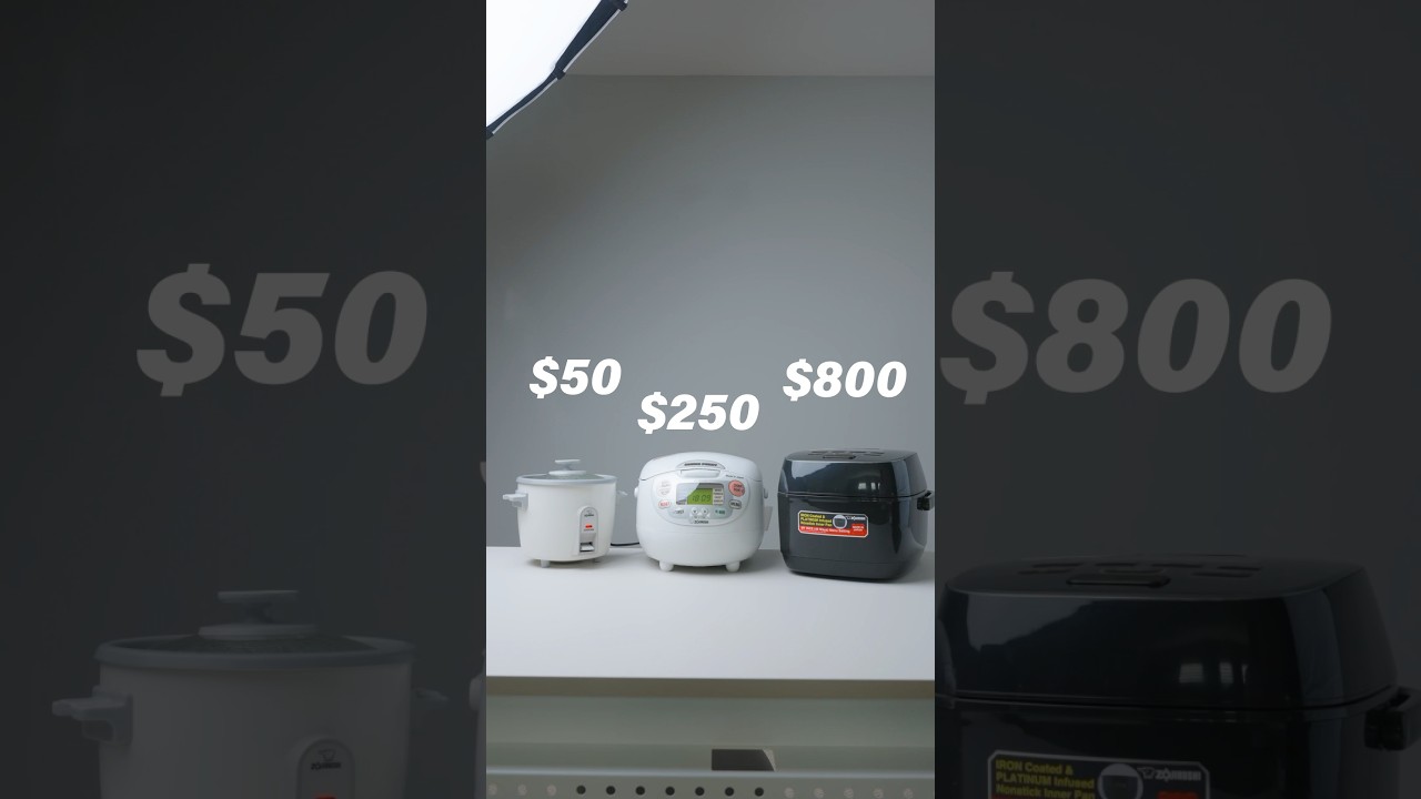$50 vs $250 vs $800 Zojirushi Rice Cooker!