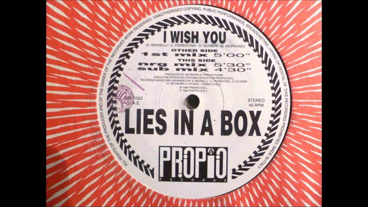 Lies In A Box - I Wish You