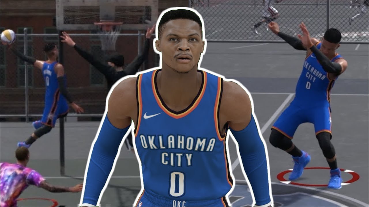 RUSSELL WESTBROOK INSANE DUNKS AND JELLY LAYUPS! RUSSELL WESTBROOK AT THE PARK!