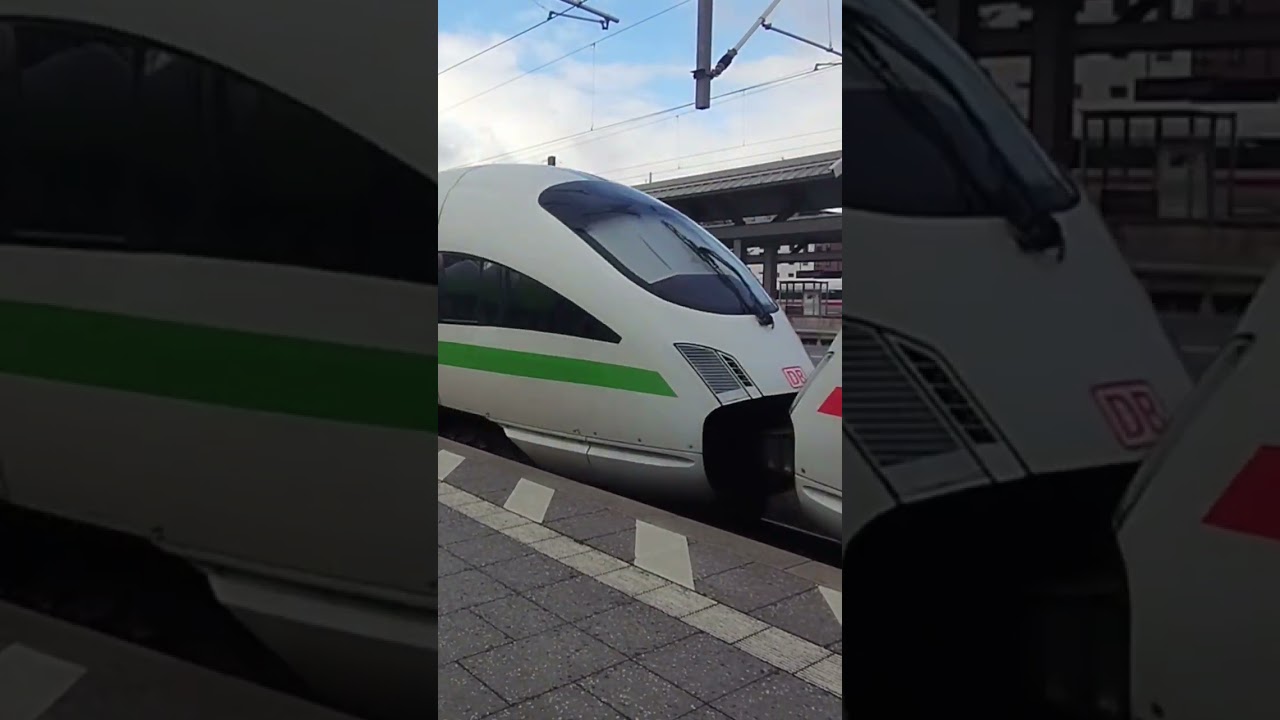 Der letzte ICE T in Erfurt: Abschiedfahrt vom BR 415, lebe wohl Kleiner ICE 🫡 #erfurt #br415 #icet