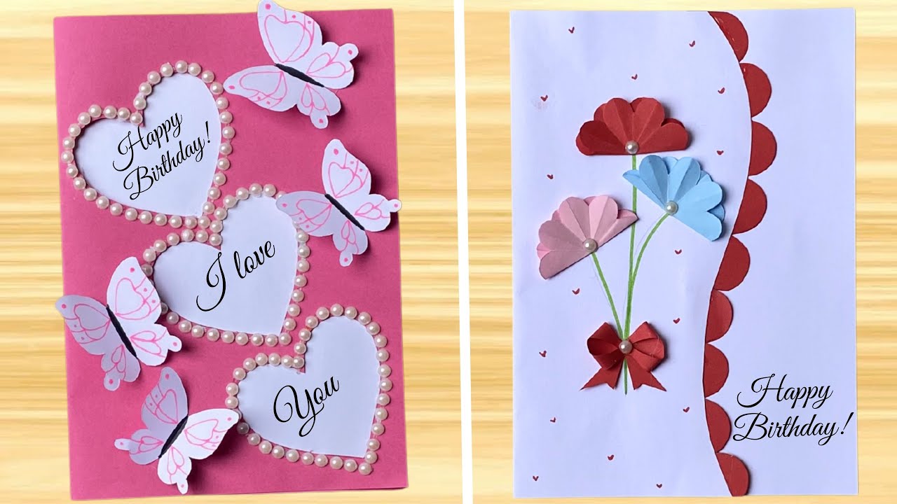 Easy DIY Birthday Card 🎂 Beautiful Handmade Greeting Card