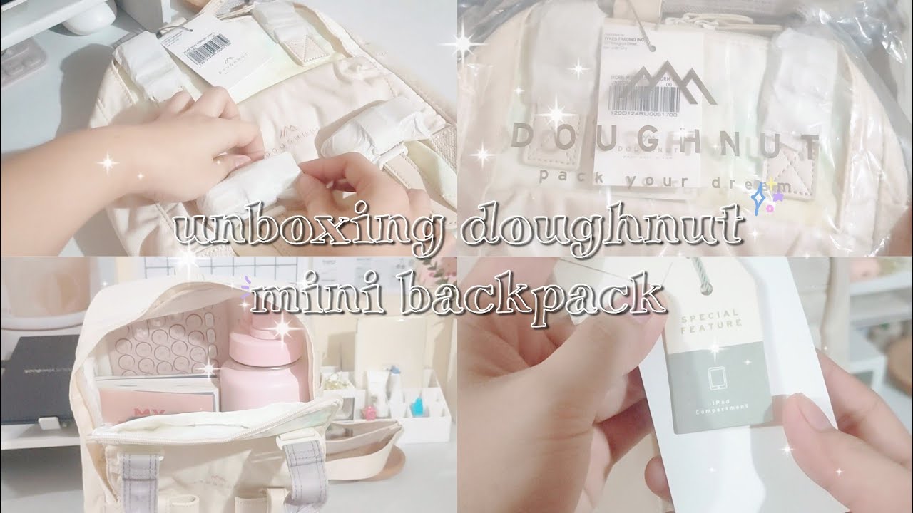 🍩🎒 unboxing doughnut mini backpack
