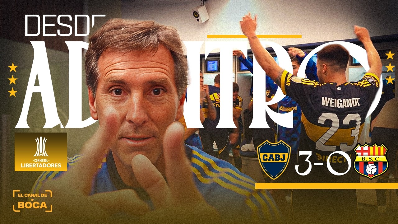 C&Aacute;MARA EXCLUSIVA en la INTIMIDAD del VESTUARIO de BOCA por COPA LIBERTADORES | EL CANAL DE BOCA