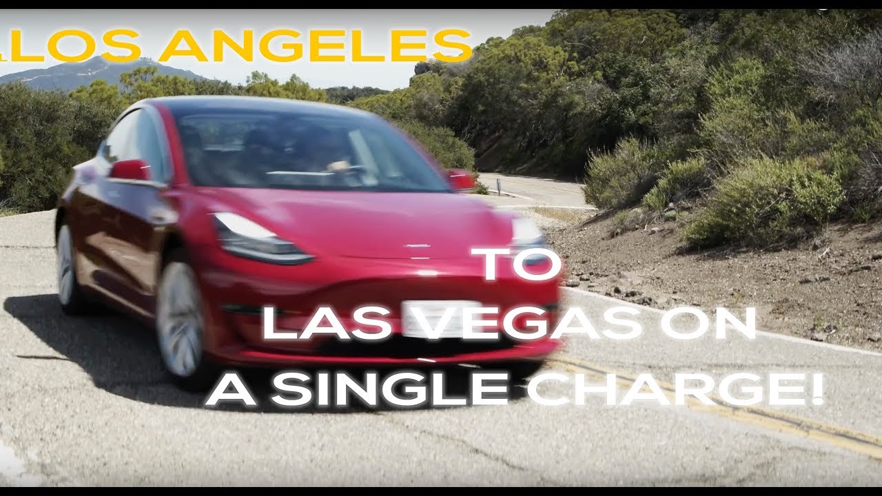 Tesla Model 3 LA to Las Vegas on a single charge