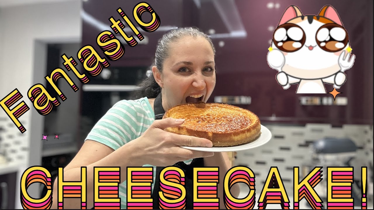 Baked Vanilla Cheesecake 😋