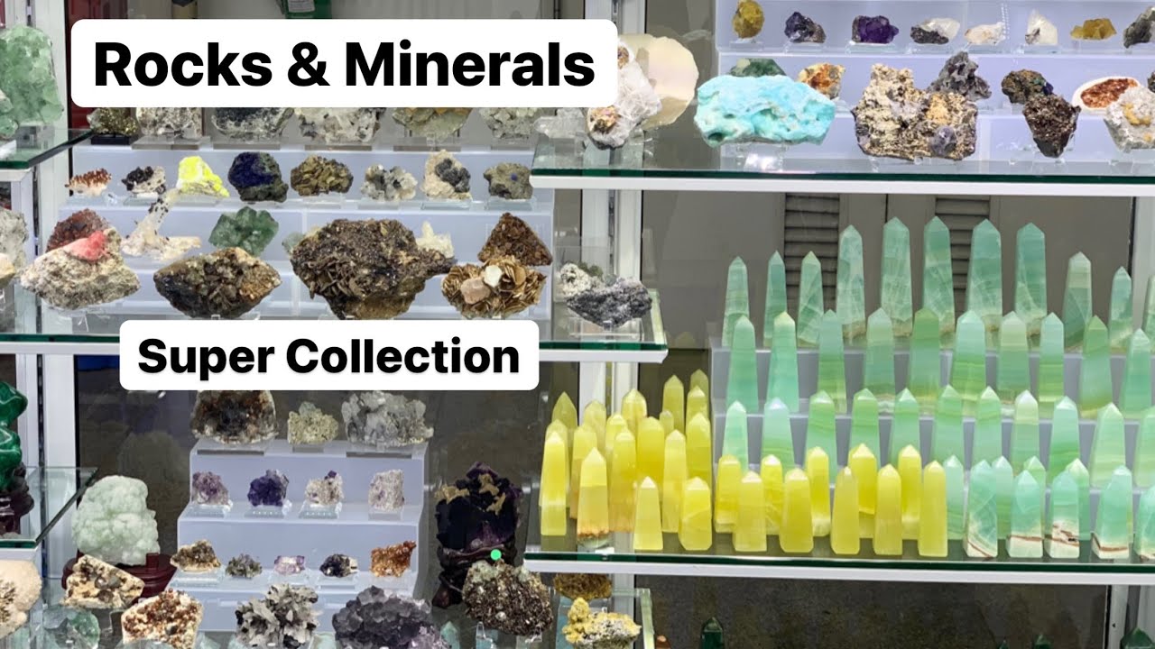 WOW Amazing Rocks & Minerals Store /Rare Collection Of Specimens #Specimen #Crystalgems