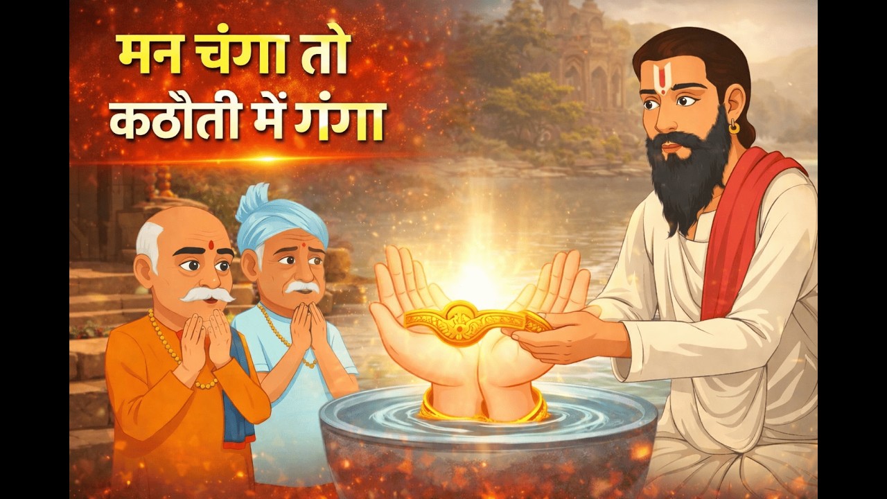संत रविदास जी की अद्भुत कथा | मन चंगा तो कठौती में गंगा | 2D Animation | Sant Rampal Ji Maharaj
