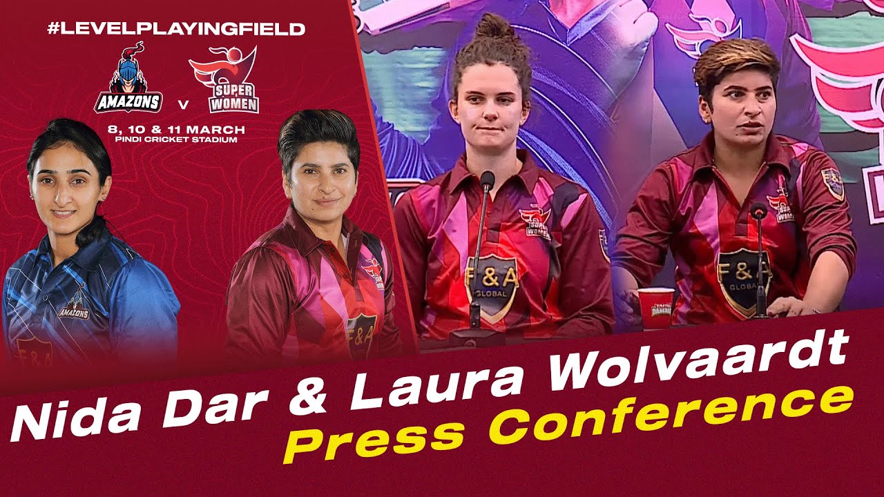 Nida Dar & Laura Wolvaardt Press Conference | Women Exhibition Match 1