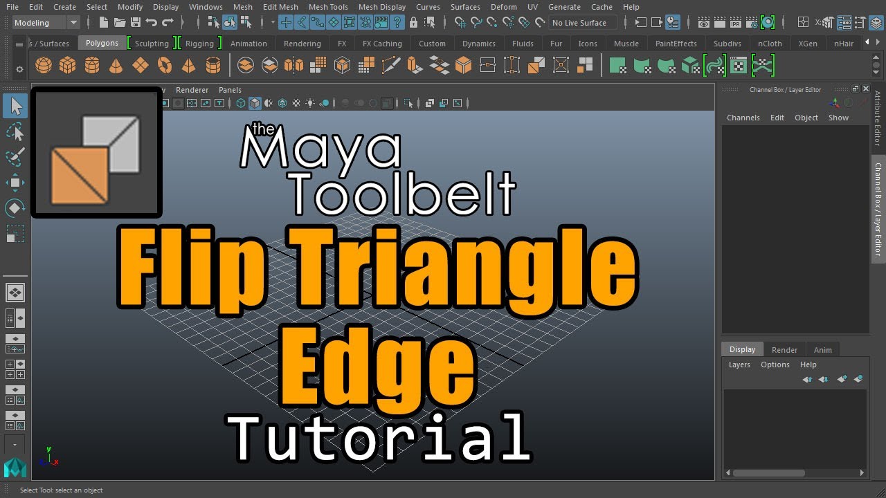 The Maya Toolbelt - Flip Triangle Edge (Maya 2024)