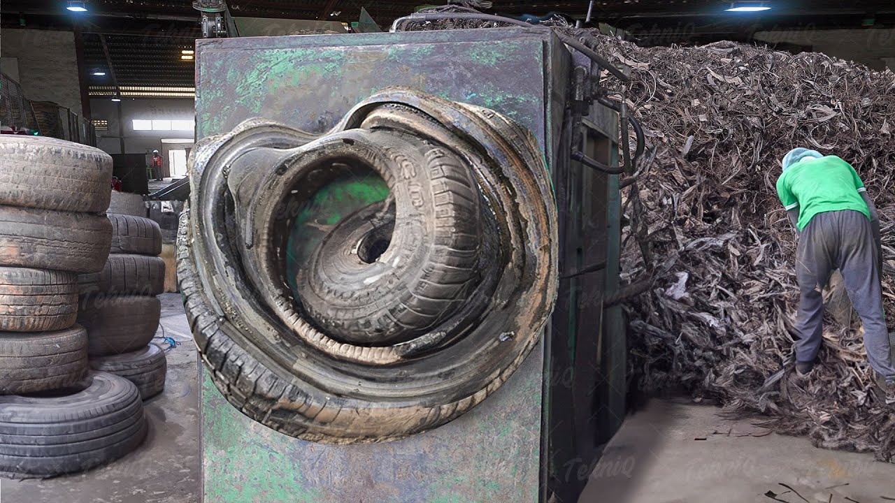 Awesome Way Nigeria Recycle Tons of Used Vehicle Tires