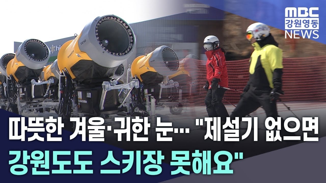 따뜻한 겨울·귀한 눈... 