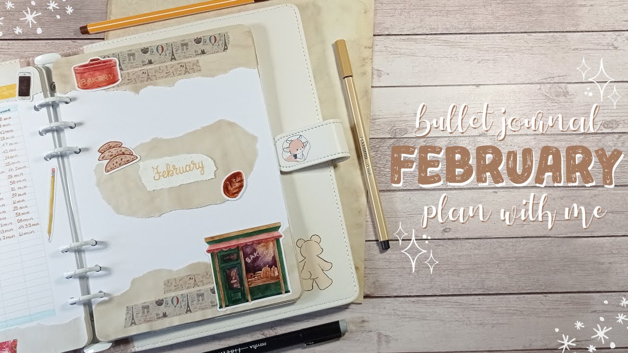 Bullet Journal: February - Plan with me